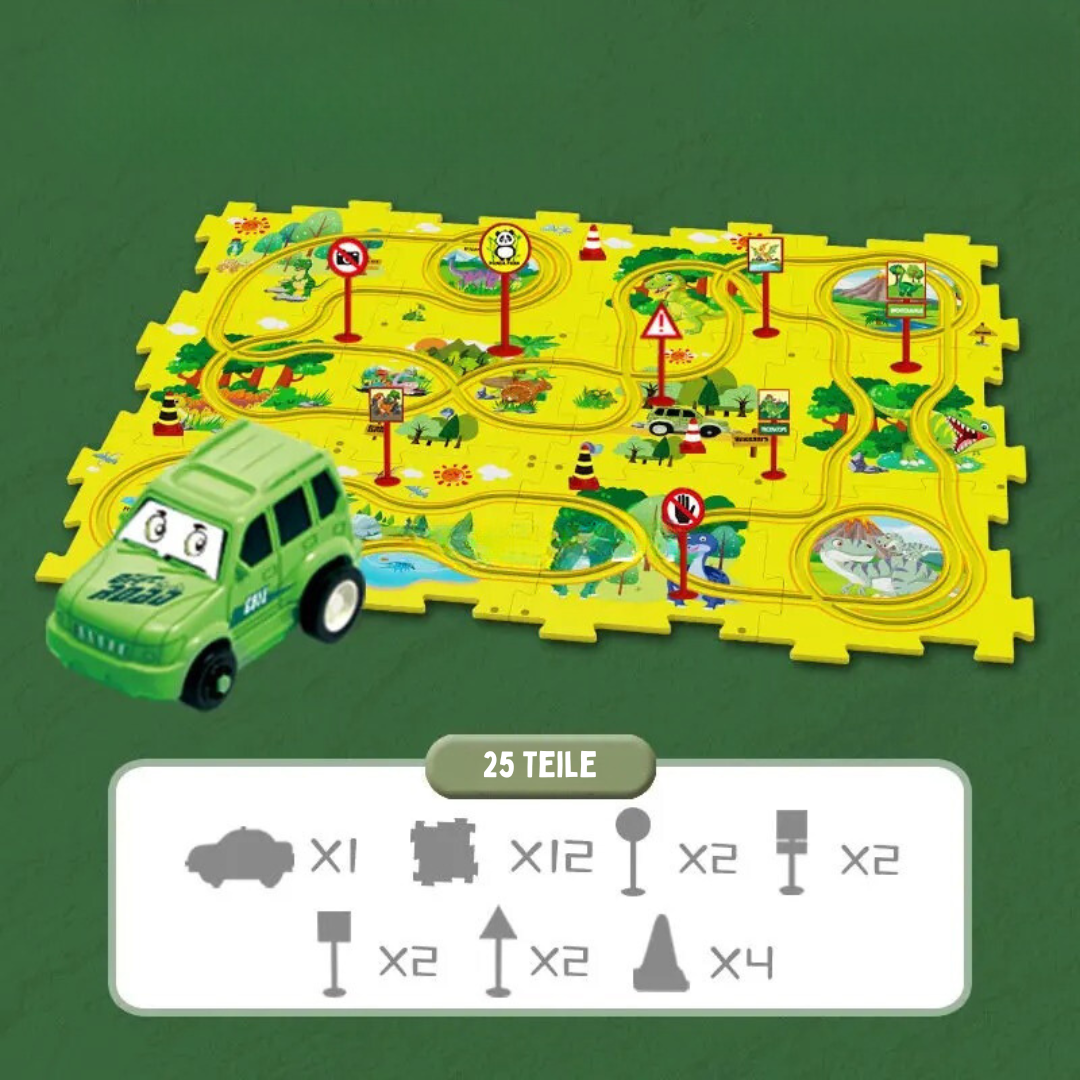 LogicRacer™ – Die kreative Rennbahn für kognitive Entwicklung und Spielspaß ohne Bildschirme!