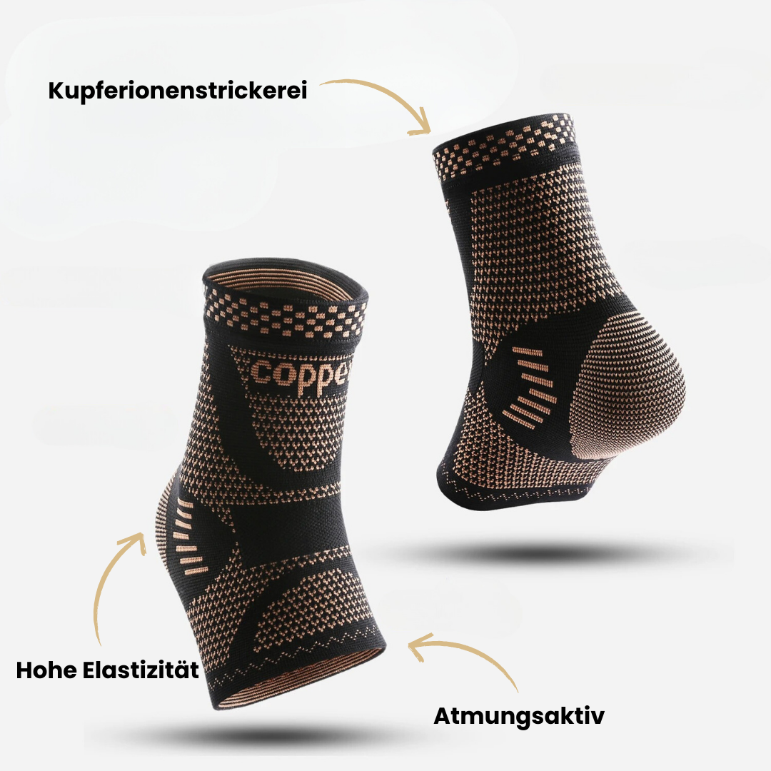 AktiveCopper™ Knöchelbandage - Die Bandage, die Ihre Mobilität revolutioniert!