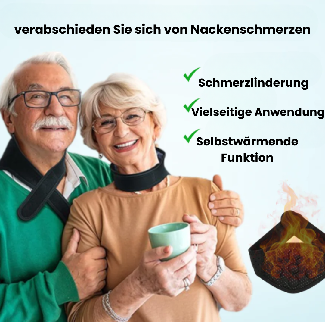 ProRelax™ Selbstwärmende Nackenbandage – Ihre Lösung für Nackenspannung und Schmerzlinderung