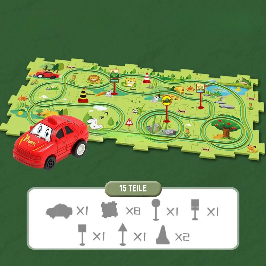 LogicRacer™ – Die kreative Rennbahn für kognitive Entwicklung und Spielspaß ohne Bildschirme!