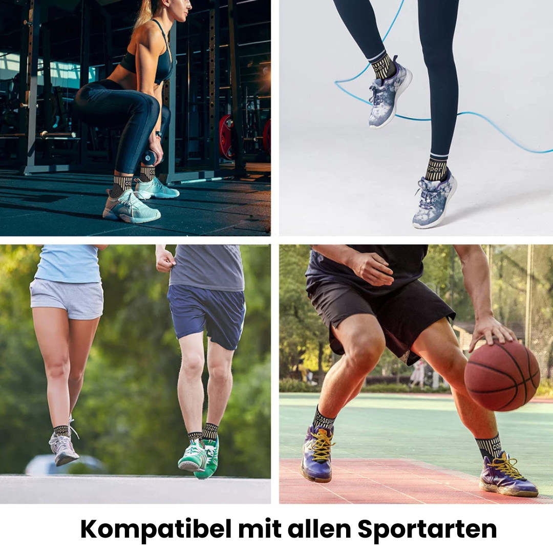 AktiveCopper™ Knöchelbandage - Die Bandage, die Ihre Mobilität revolutioniert!