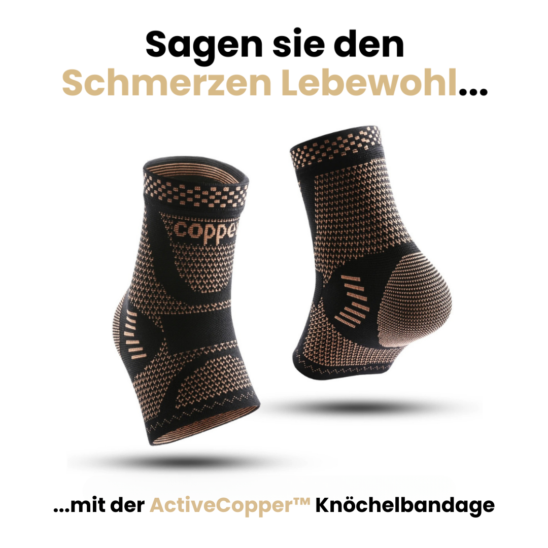 AktiveCopper™ Knöchelbandage - Die Bandage, die Ihre Mobilität revolutioniert!